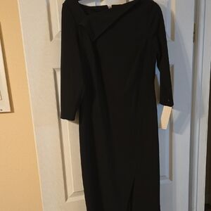 Calvin Klein Black Long Sleeve Dress